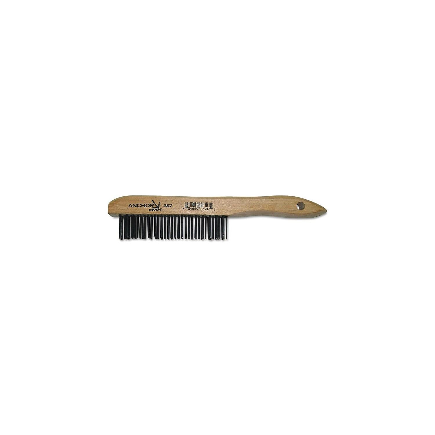 102-387, ANCHOR CARBON STEEL SHOEHANDLE BRUSH