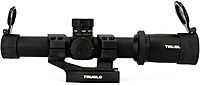 TRUGLO TRU-BRITE 30 Series Dual-Color Illuminated Reticle Rifle Scope with Mount