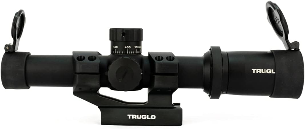 TRUGLO TRU-BRITE 30 Series Dual-Color Illuminated Reticle Rifle Scope with Mount