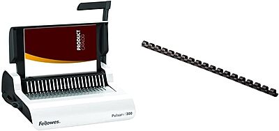 Fellowes Pulsar+ Comb Binding Machine (Model 5006801) — 300-Sheet Capacity