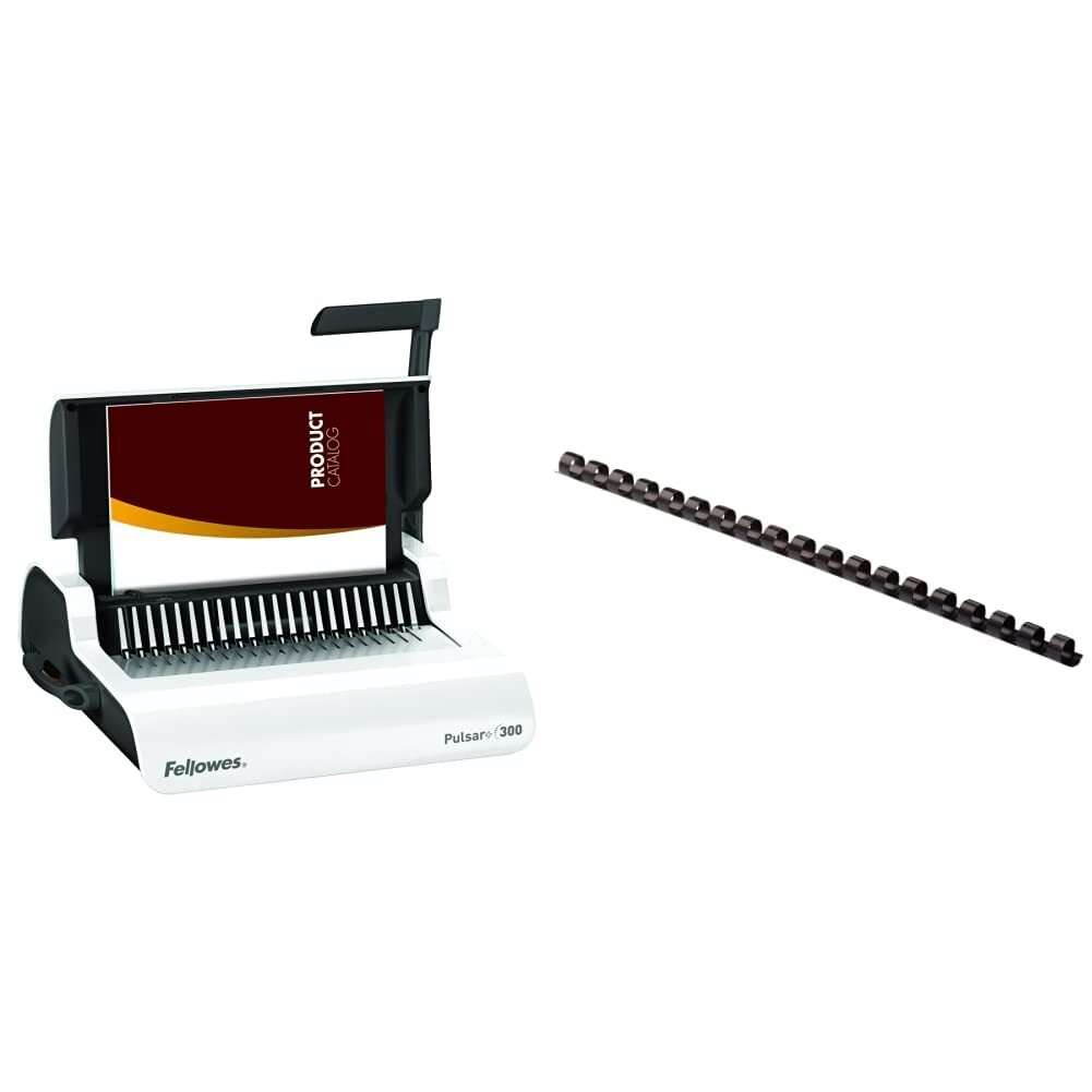 Fellowes Pulsar+ Comb Binding Machine (Model 5006801) — 300-Sheet Capacity