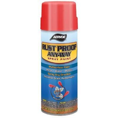 Aervoe 302 16-Oz High Performance Safety Rust Proof Enamel Spray Paint, Yellow