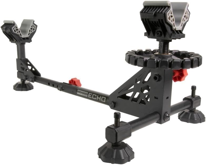 Birchwood Casey Echo Durable Adjustable Rifle Shooting Rest with Steel Frame Design & Non-Slip Rubber Stock Rest