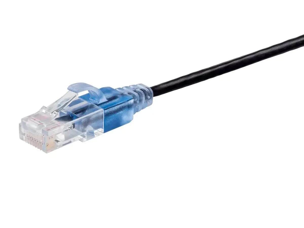Monoprice SlimRun Cat6A Ethernet Patch Cable - 30AWG UTP Snagless RJ45 10G