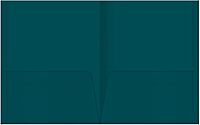 Office Depot® Brand 2-Pocket Folders Without Fasteners, Teal, Pack of 25