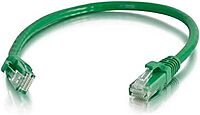 C2G/ Cables To Go C2G 03995 Cat6 Cable - Snagless Unshielded Ethernet Network Patch Cable, Green (15 Feet, 4.57 Meters)
