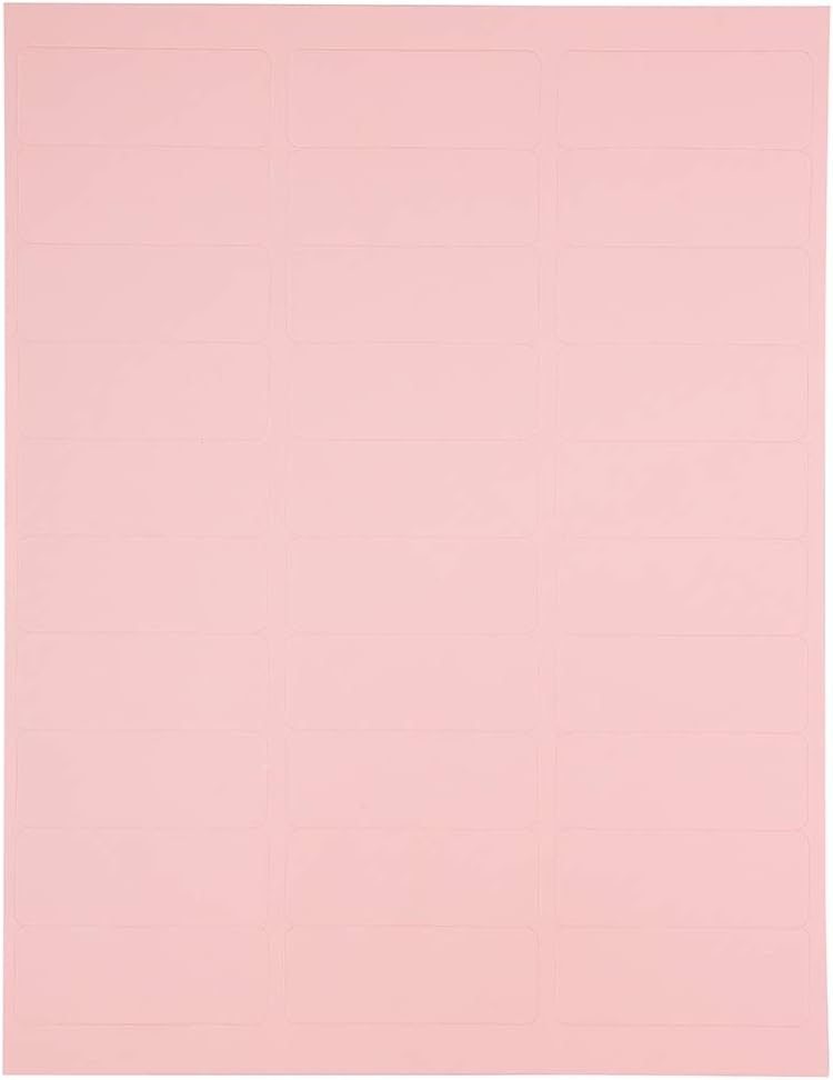 JAM PAPER Mailing Address Labels - Self-Adhesive Rectangular