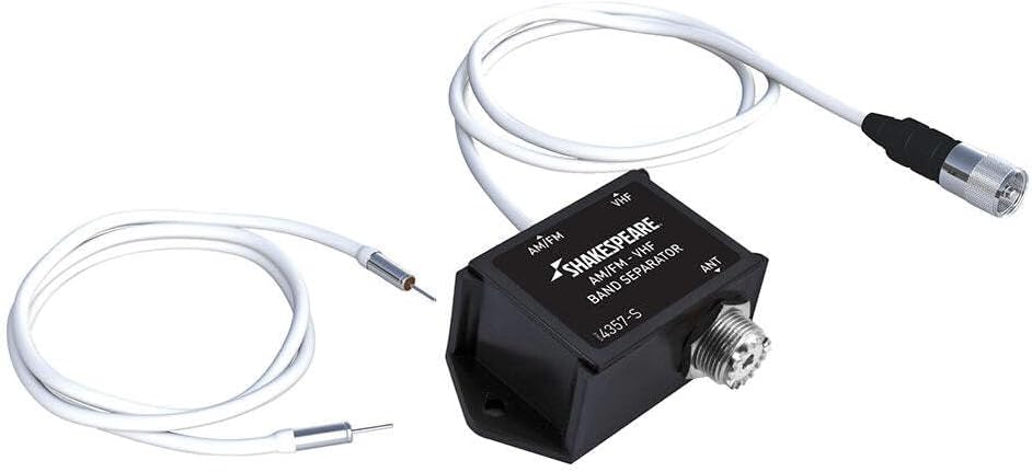 Shakespeare 4357-S Base-Loaded AM / FM / VHF Separator