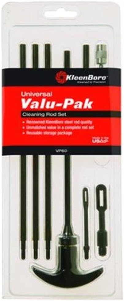KleenBore Valu-Pak Rifle Cleaning Rod Set - .22/.223 Cal./.225/5.56mm