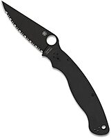 Spyderco Military 2 Folding Pocket Knife with 4 Inch Black CPM S30V Steel Blade and G-10 Handle - SpyderEdge - C36GSBK2