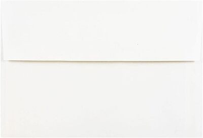 JAM PAPER Foil-Lined Invitation Envelopes - White with Foil Lining - 25/Pack