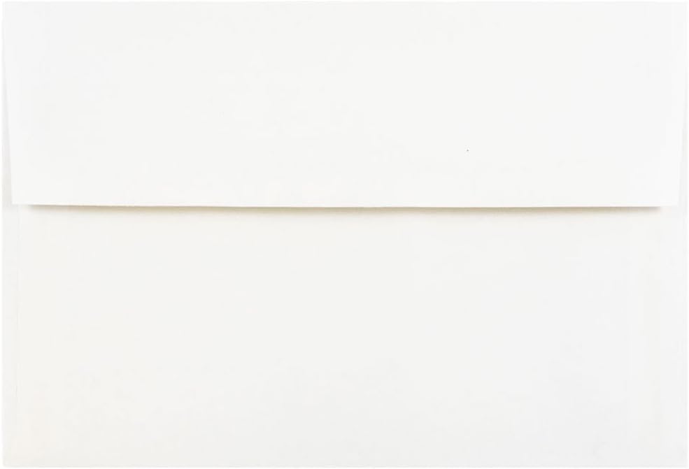 JAM PAPER Foil-Lined Invitation Envelopes - White with Foil Lining - 25/Pack