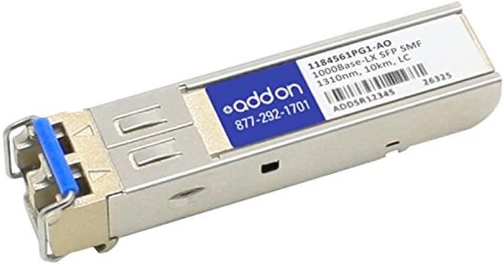 AddOn ADTRAN 1184561PG1 Compatible 1000BASE-LX SFP Transceiver (1310nm, 10km, LC)