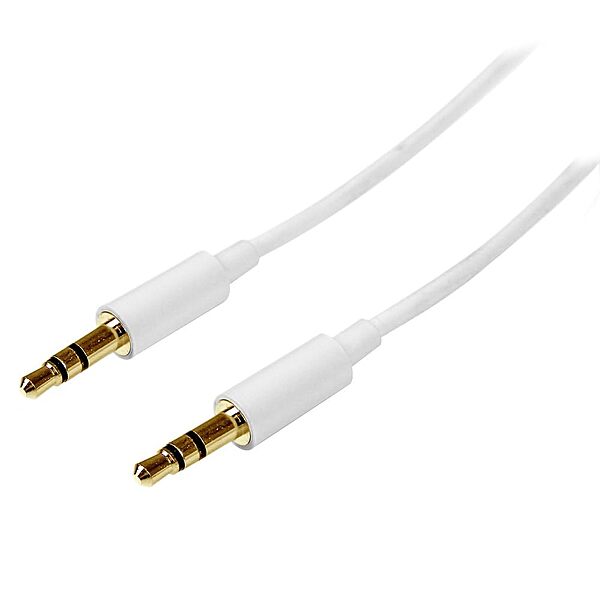 STARTECH.COM Slim 3.5mm Male-to-Male Stereo Audio Cable