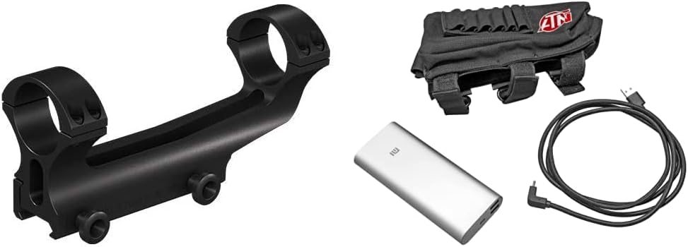 ATN Quick Detach Mount for 30mm Scope Tube, Black Mount + Weapon Kit