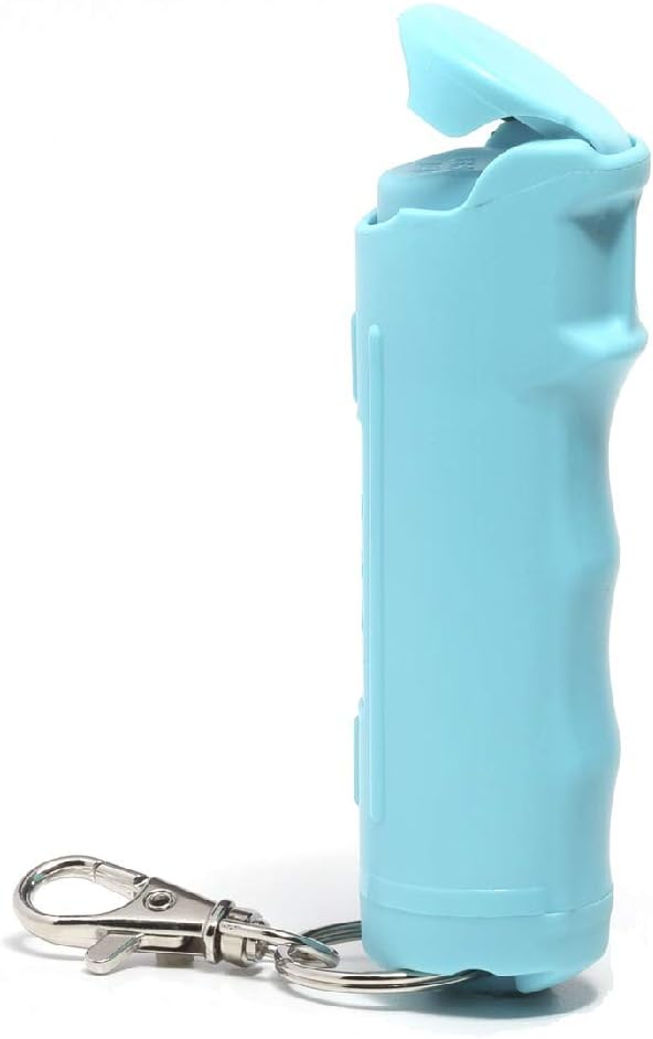 Brand Pocket Pepper Spray, Personal Alarm, or Pocket Pepper Spray and Personal Alarm Combo, Teal One Size Spray Only