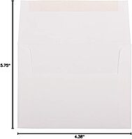 JAM PAPER Booklet Invitation Envelopes