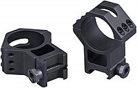 WEAVER 34mm Ring 6-Hole Picatinny Low Matte, Clam