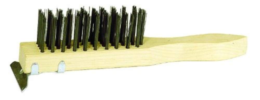 Weiler 44069 0.012" Wire Size, 5-1/2" Brush Length, 11-1/2" X 1-1/2" Block Size, 4 X 11 No. Of Rows, Steel Bristles
