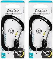 Nite Ize SlideLock Carabiner with Slide-to-Lock Gate