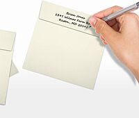 LUX #10 Invoice Envelopes, Double-Window, Peel & Press Closure, White, Pack Of 500