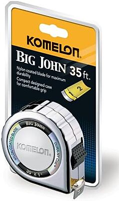Komelon 535C Tape Measure, Closed, 1 In x 35 ft