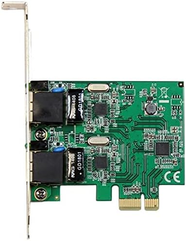 StarTech.com Dual Port PCIe Network Card - Low Profile - RJ45 Port - Realtek RTL8111H Chipset - (ST1000SPEXD4)