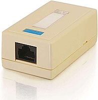 C2G 03835 1-Port Cat5e Surface Mount Box, White