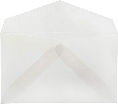 JAM PAPER Translucent Vellum Invitation Envelopes