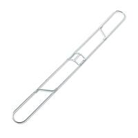 Boardwalk 1460 Clip-On Dust Mop Frame, 60in x 5in, Zinc Plated, Black