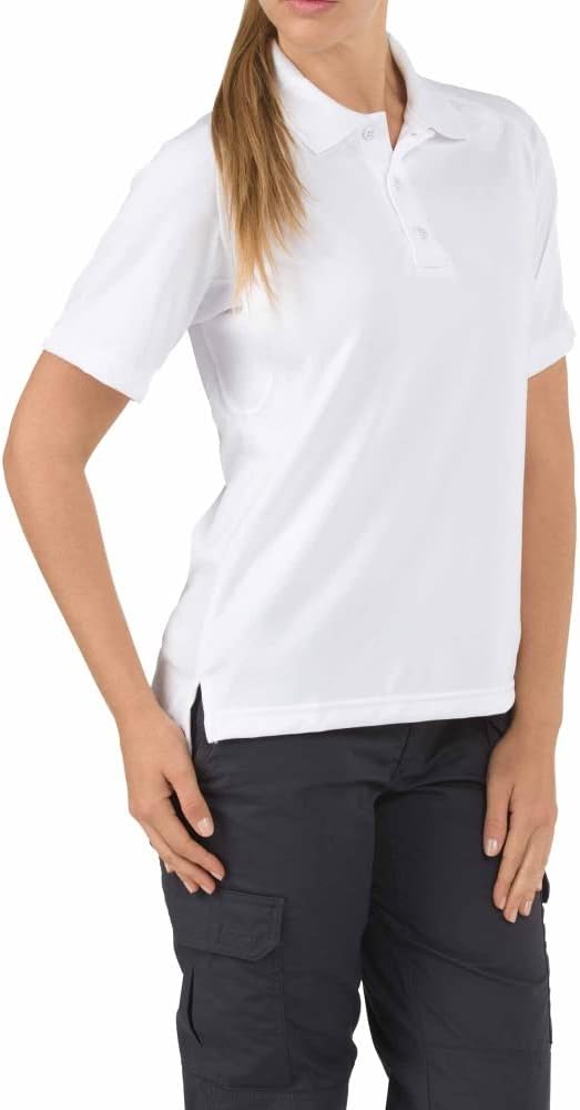 5.11 Tactical Women's Polyester Fabric Performance Short Sleeves Polo Shirt, Style 61165