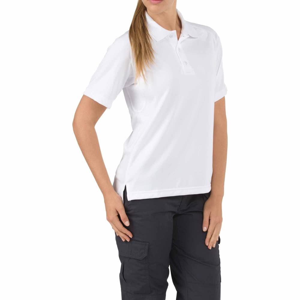 5.11 Tactical Women's Polyester Fabric Performance Short Sleeves Polo Shirt, Style 61165