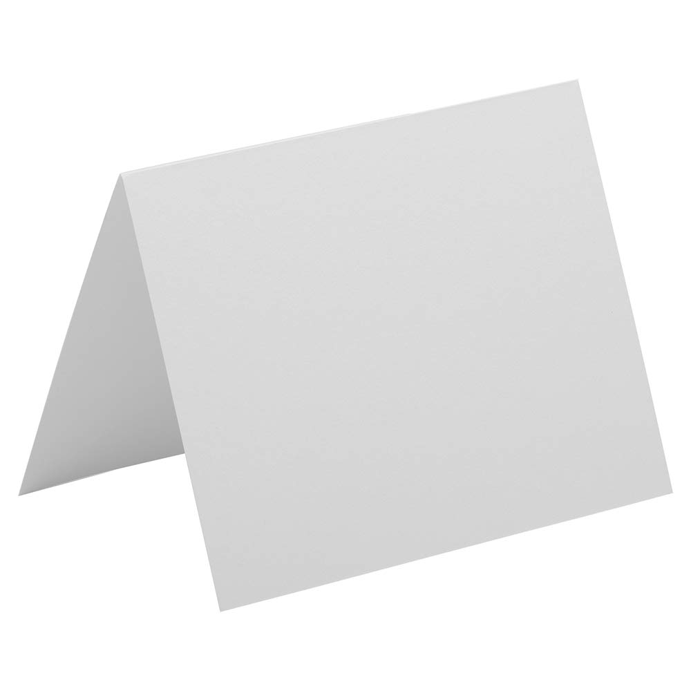 JAM PAPER Blank Fold-Over Cards 65-lb Smooth Cardstock 100/Pack