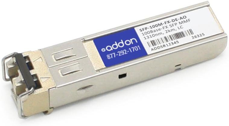 Addon SFP-100M-FX-DE-AO DELL SFP-100M-FX COMP TAA 100BASE-FX LC 1310NM 2KM