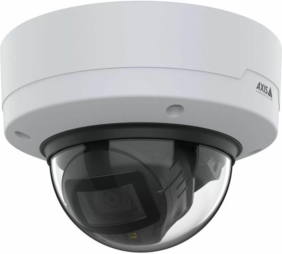 AXIS P3278-LVE 8 Megapixel Indoor/Outdoor 4K Network Camera - Color - Dome - White - TAA Compliant