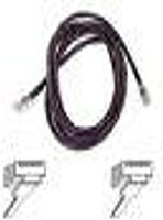 Belkin 7ft Copper Cat5e Cable - 24 AWG Wires - Black - RJ-45 Male Network - RJ-45 Male Network - 7ft - Black
