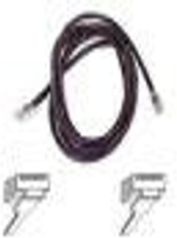 Belkin 7ft Copper Cat5e Cable - 24 AWG Wires - Black - RJ-45 Male Network - RJ-45 Male Network - 7ft - Black