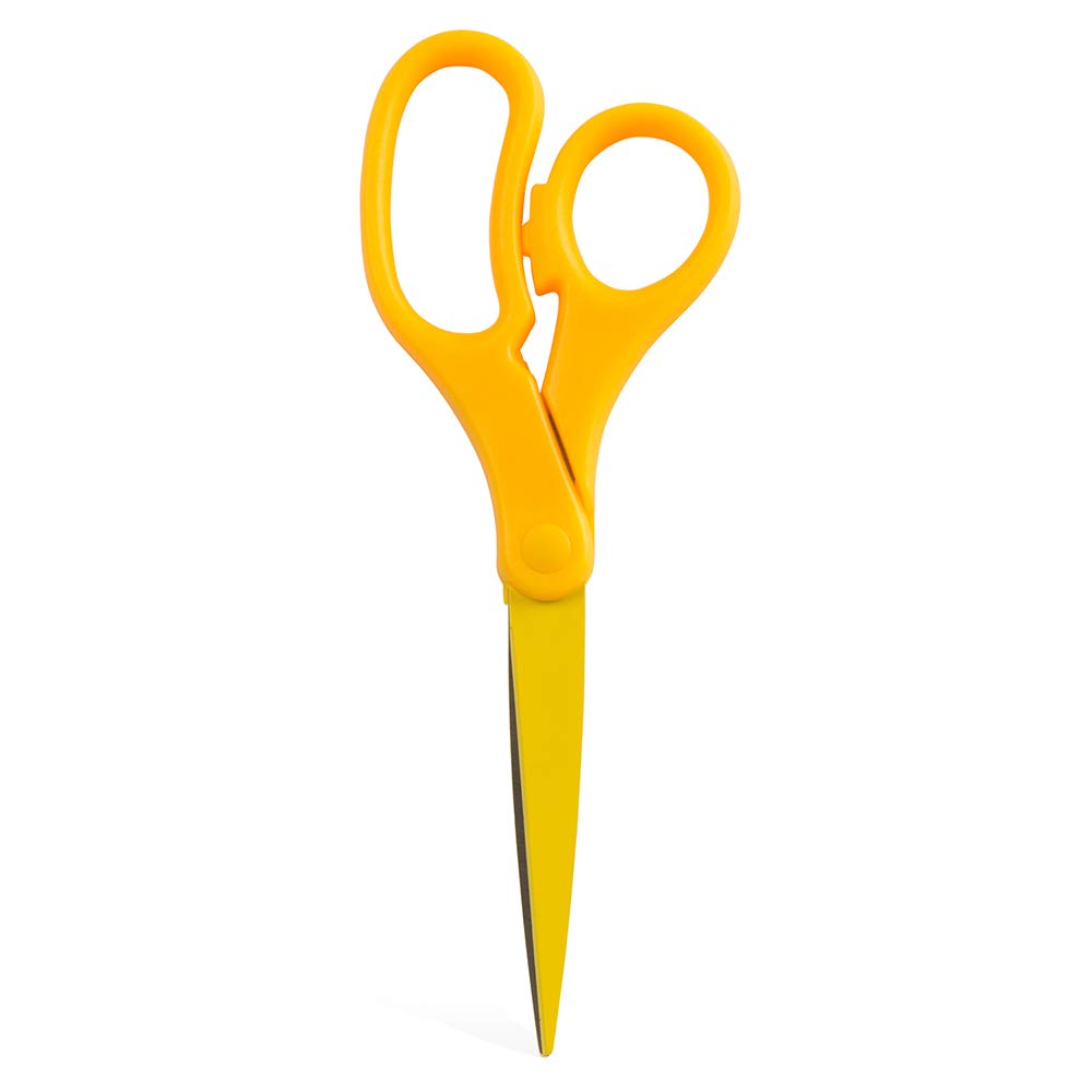 JAM PAPER Precision Scissors - 8 Inch Stainless Steel Blades