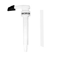 Monin - Syrup Pump, Only Compatible with 1 Liter Bottles of Monin Syrup, Tip Cover Included, Approximately 1/4 Fluid Ounce Per Pump