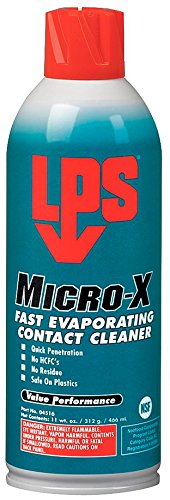 LPS 428-04516 Micro-X Fast Evaporating Contact Cleaners, 11 fl. oz. Aerosol Can (Pack of 12)