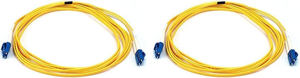 Monoprice Fiber Optic Cable, LC/LC, Single Mode, Duplex (9/125 Type) - Yellow