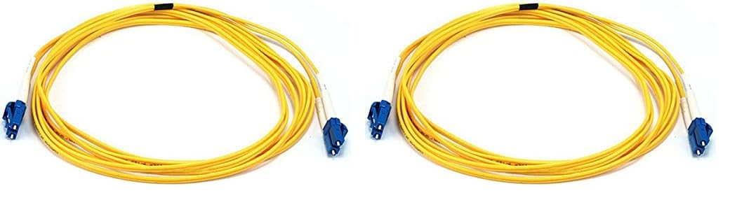 Monoprice Fiber Optic Cable, LC/LC, Single Mode, Duplex (9/125 Type) - Yellow