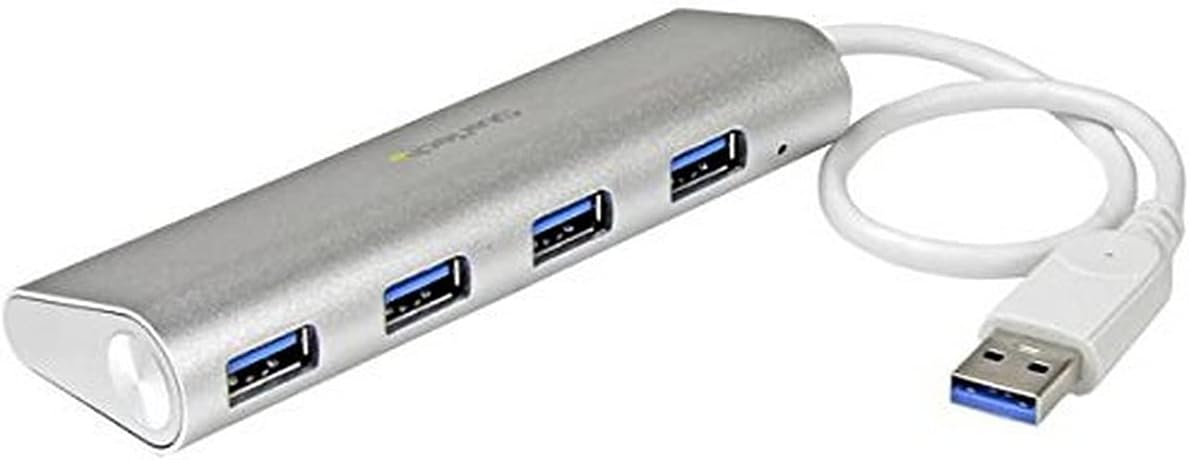 StarTech.com 4-Port USB 3.0 SuperSpeed Hub with Built-in Cable