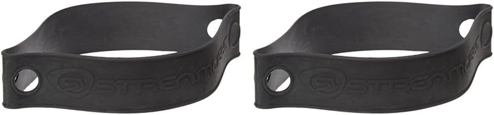 Streamlight Black Rubber Helmet Strap One Size (Pack of 2)
