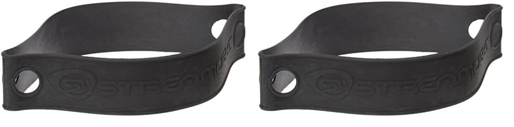 Streamlight Black Rubber Helmet Strap One Size (Pack of 2)