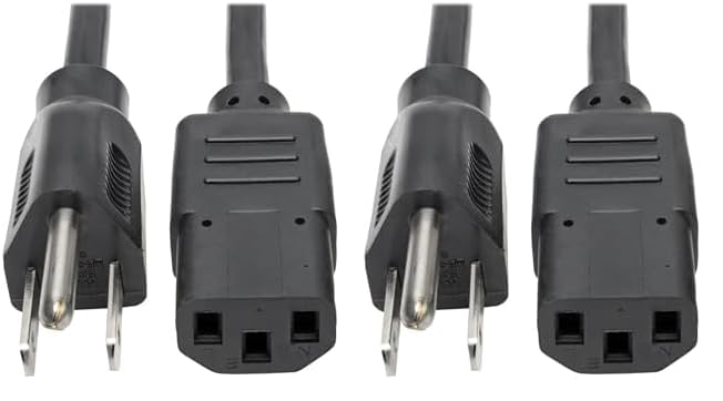 TRIPP LITE Computer Power Cord NEMA 5-15P to IEC-320-C13