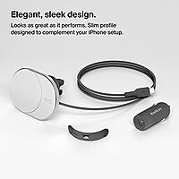 Belkin MagSafe-Compatible Wireless Car Charger with 15W Fast Charging, Powerful Magnetic Vent Holder for iPhone 16, 15, 14