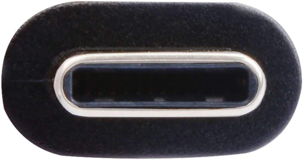 Tripp Lite Flat USB-C & Thunderbolt 3 Cable, USB 2.0, Thunderbolt 3 Compatible Sync and Charge, M/M 3 ft (U040-003-C-FL)