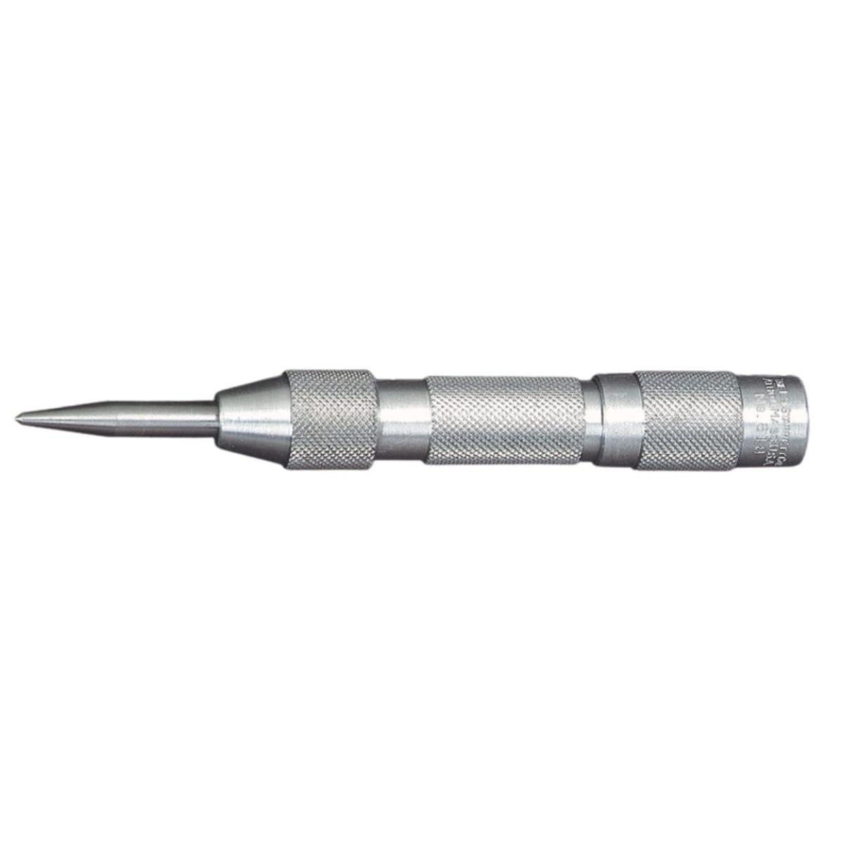 Starrett Automatic Center Punch with Adjustable Stroke - 125mm Length, 16mm Diameter Tapered Point - 818 125mm x 16mm