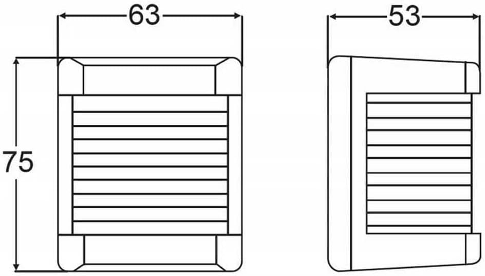 Hella 003562035 '3562 Series' 12V DC 1 NM Port Navigation Light with Colored Outer Lens and Black Housing